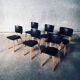 MCM Dutch Design Dining Chairs attributed to Cor Alons for Gouda Den Boer, 1950s, Set of 6