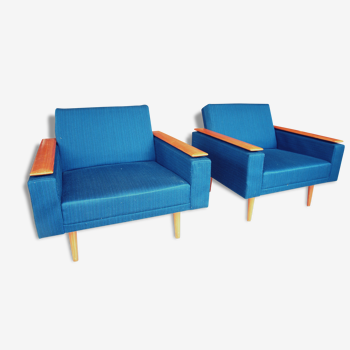Pair of armchairs German 1960, horn design.