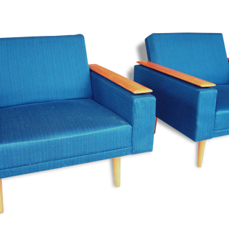 Paire de fauteuils Allemand 1960, COR design.