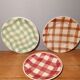 Trio of tile pattern plates