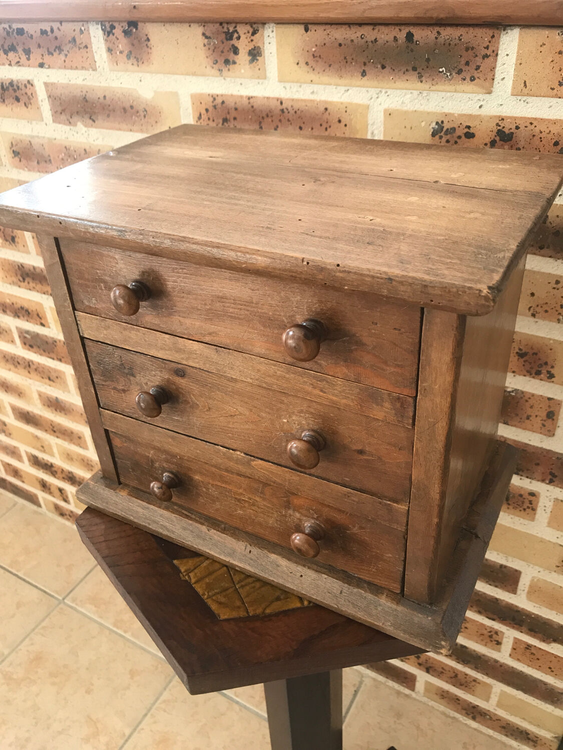 Old small jewelry chest of drawers