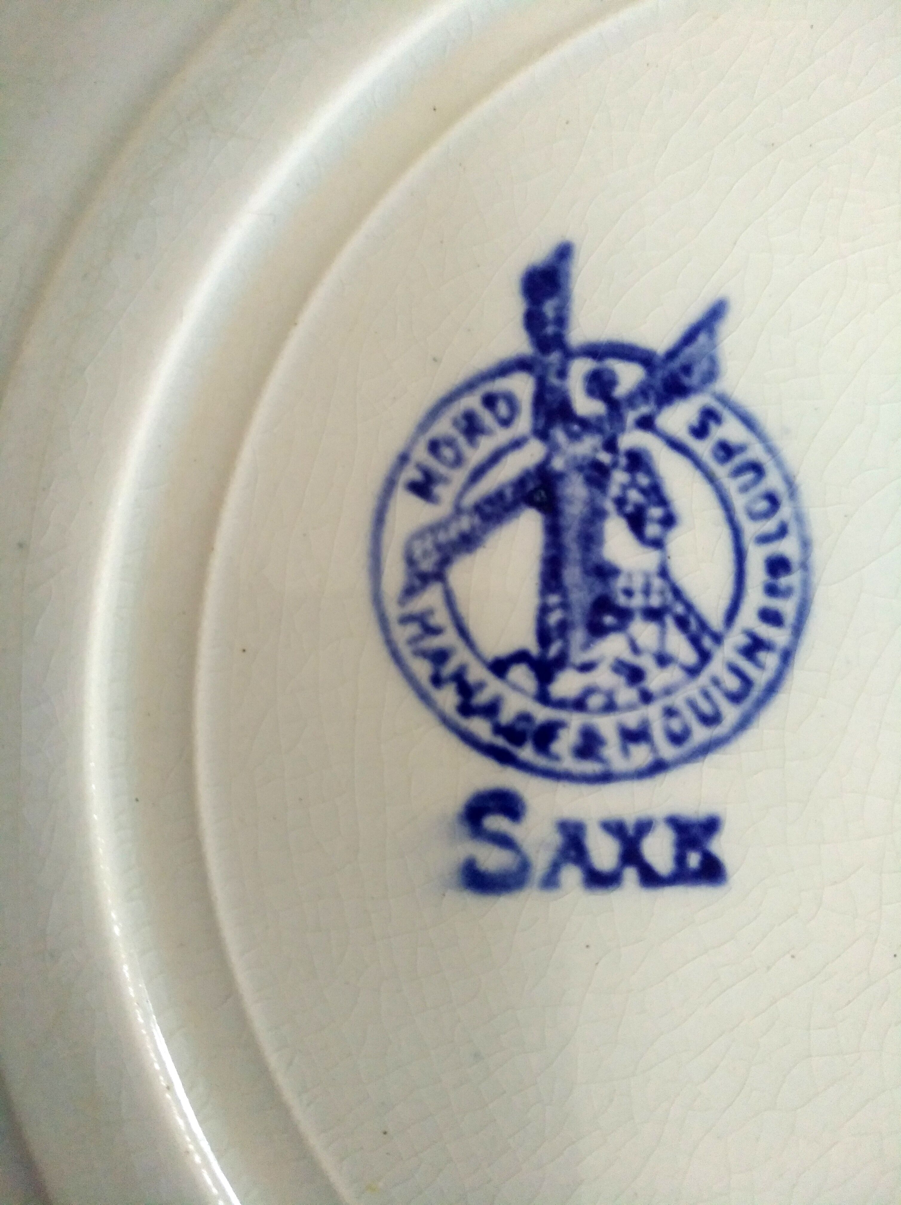 Set of 10 flat plates Moulin des Loups