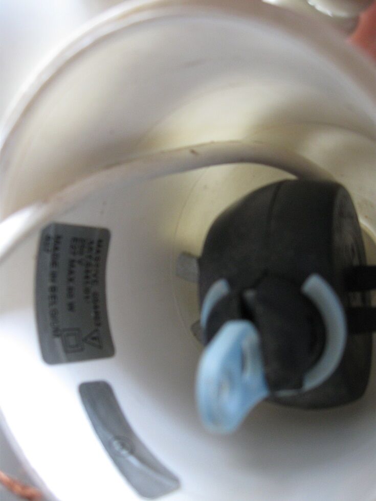 Hanging chandelier Pendel white metal