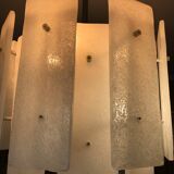 1960s glass slat chandelier
