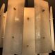 1960s glass slat chandelier