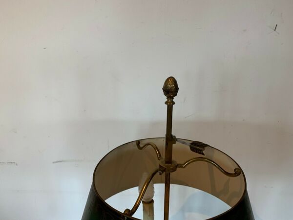 Lampe bouillotte en bronze et tôle, XXe siècle