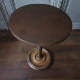 Gueridon, turned wooden side table