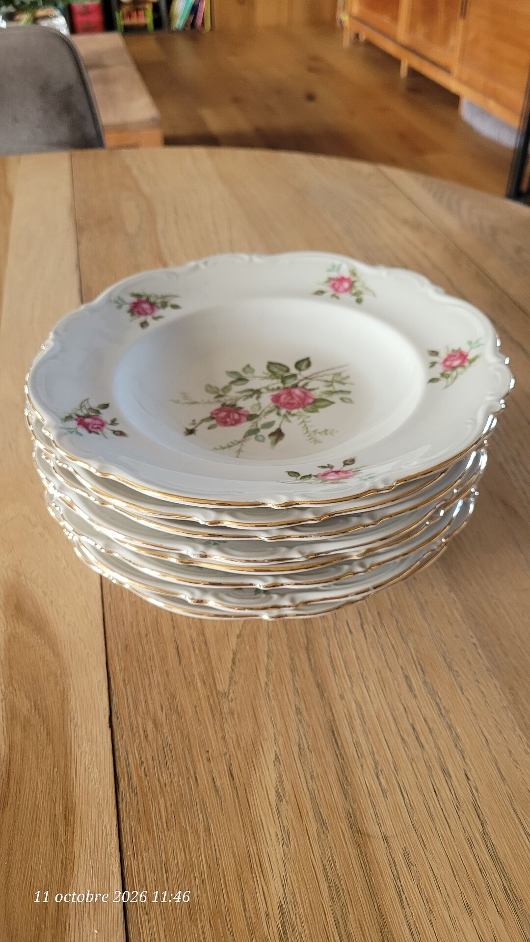 8 deep plates Mitterteich Bavaria