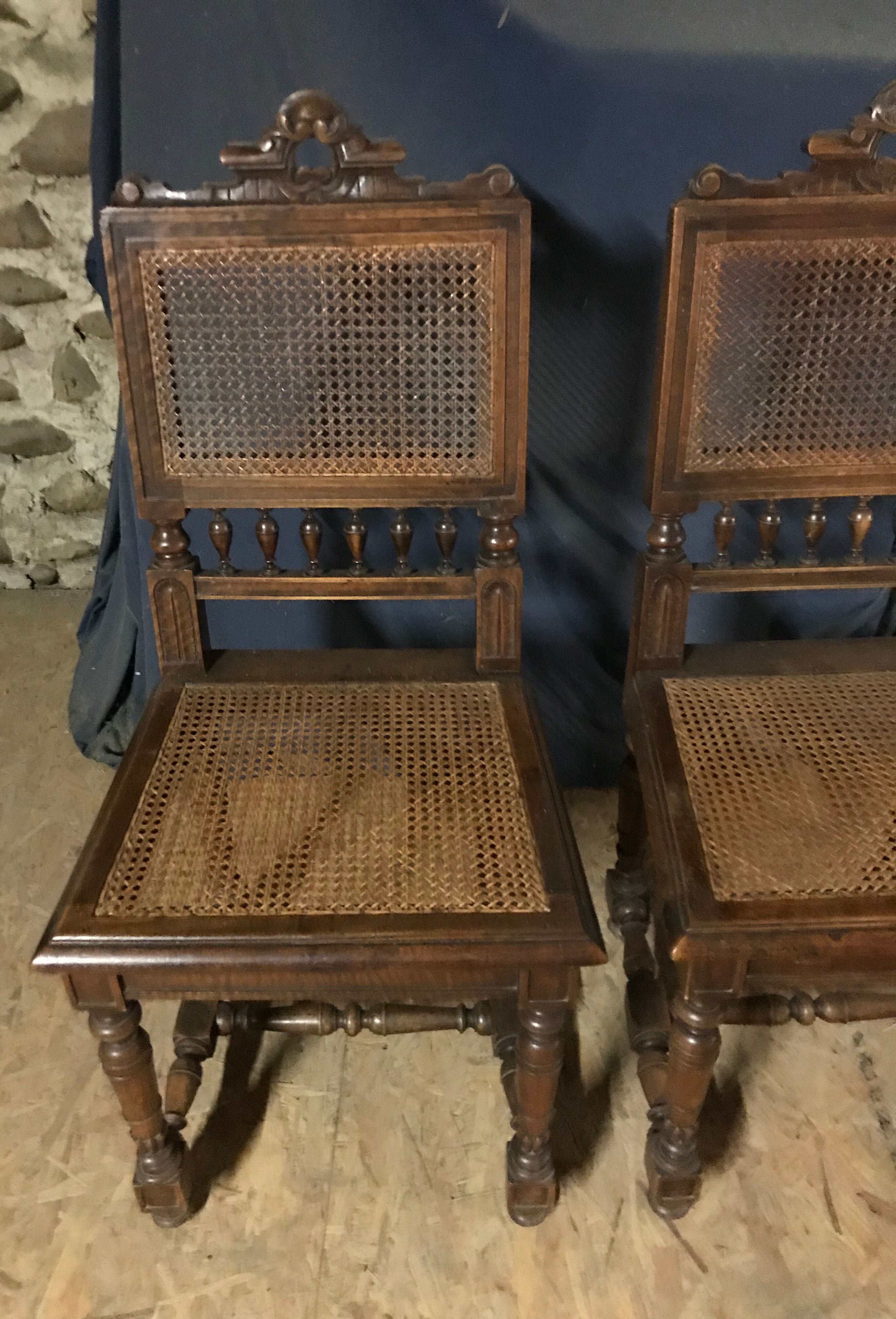 Henry II style chairs