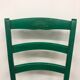 Chaise en bois avec assise en paille