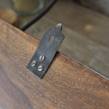 Vintage hook with 3 solid wood hooks