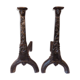 Pair of andirons