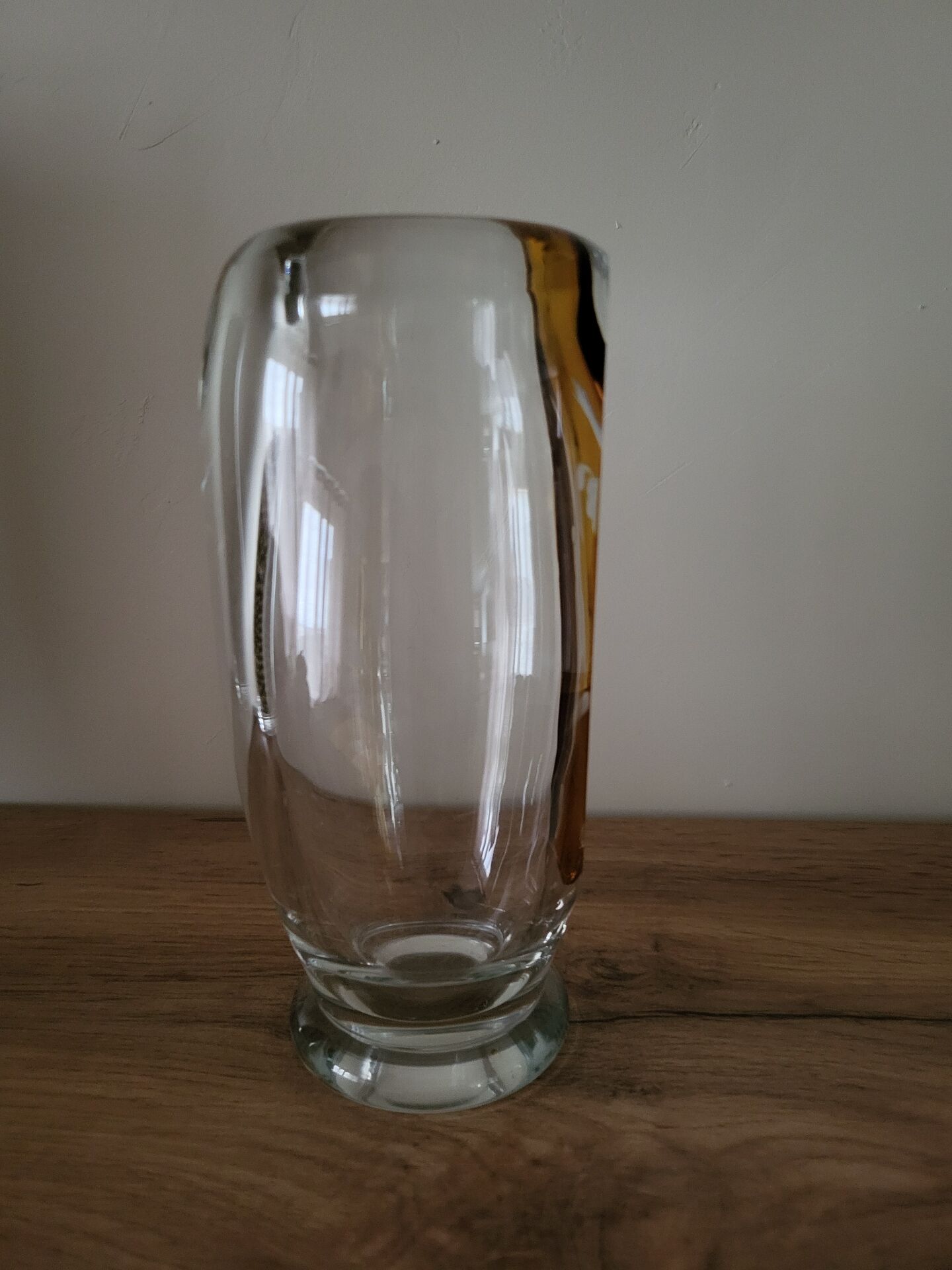 Decorative glass vase Art Deco Woman