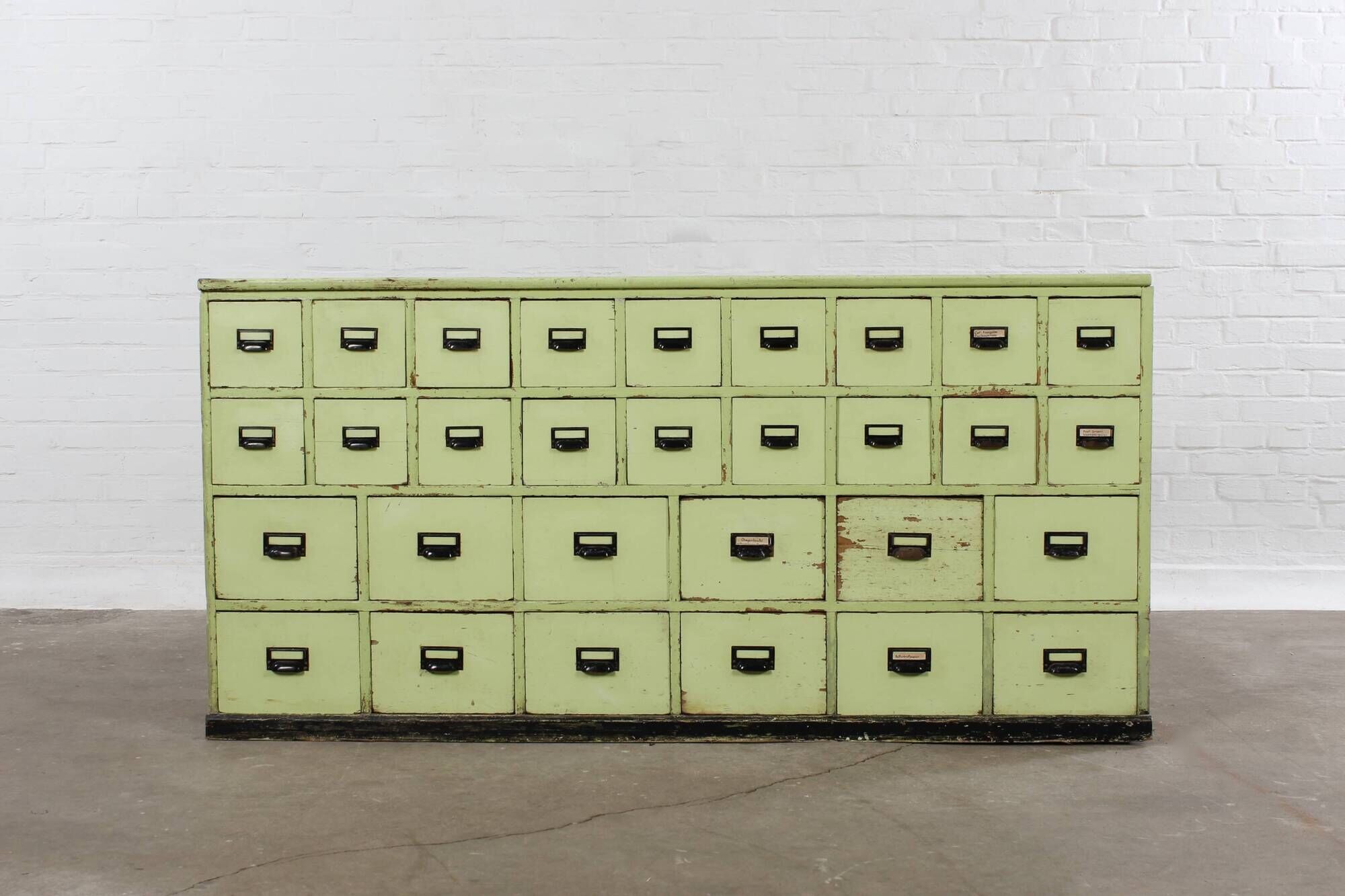 Industrial vintage drawer cabinet apothecary cabinet chest of drawers