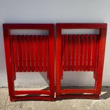 Aldo Jacober folding chairs from the 1970s.