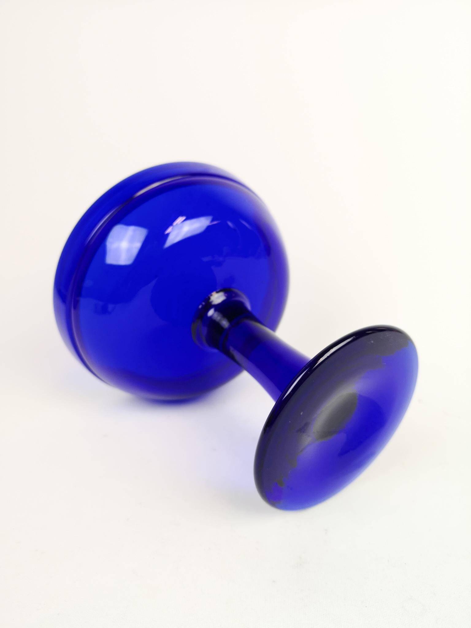 Bol on foot mid-century by Erik Höglund, Boda, Sweden