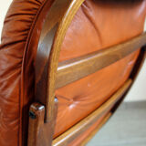 Leather armchair G Mobel, Sweden 60s