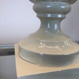 1960's white lacquered artichoke Lamp