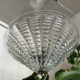 Beautiful Art Deco glass pendant.