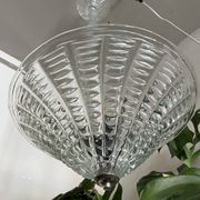 Belle suspension en verre Art Déco
