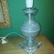 Lamp bases in blown glass, molded, Medici, baluster