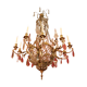 Bronze lustre and crystal 19th