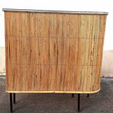 1950s wicker bar, height 108.5 cm