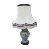 Lampe décor fleurs
