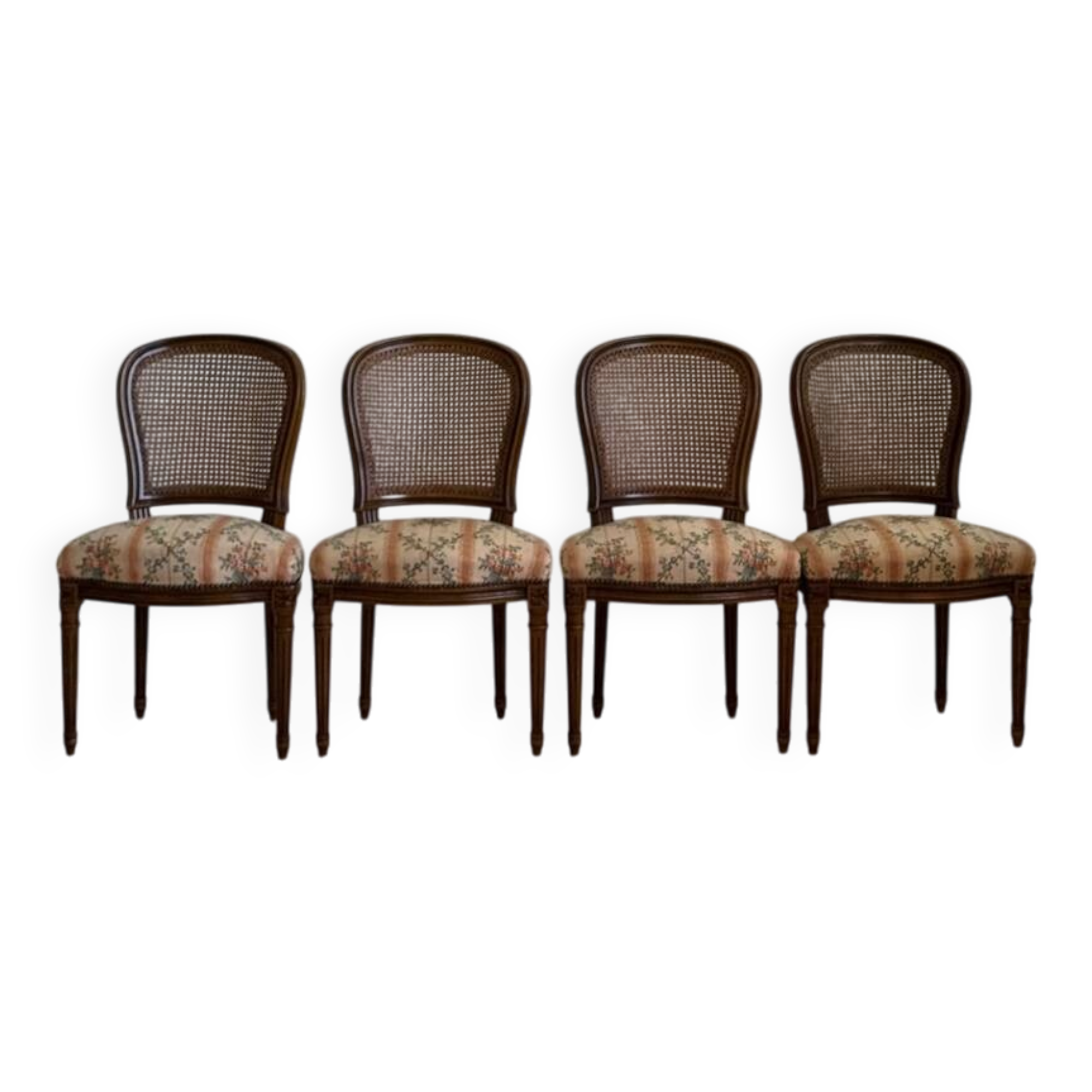 Lot of 4 Louis XVI chairs