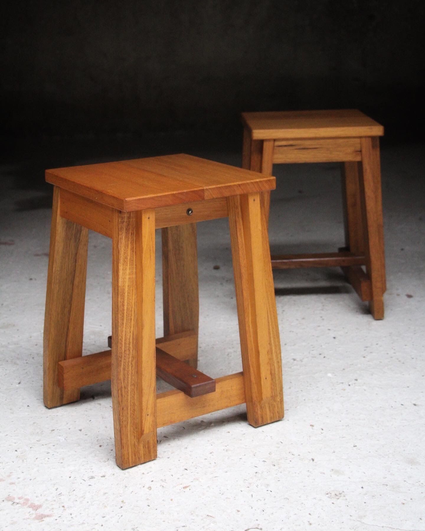 Pair of architect stools France 1960