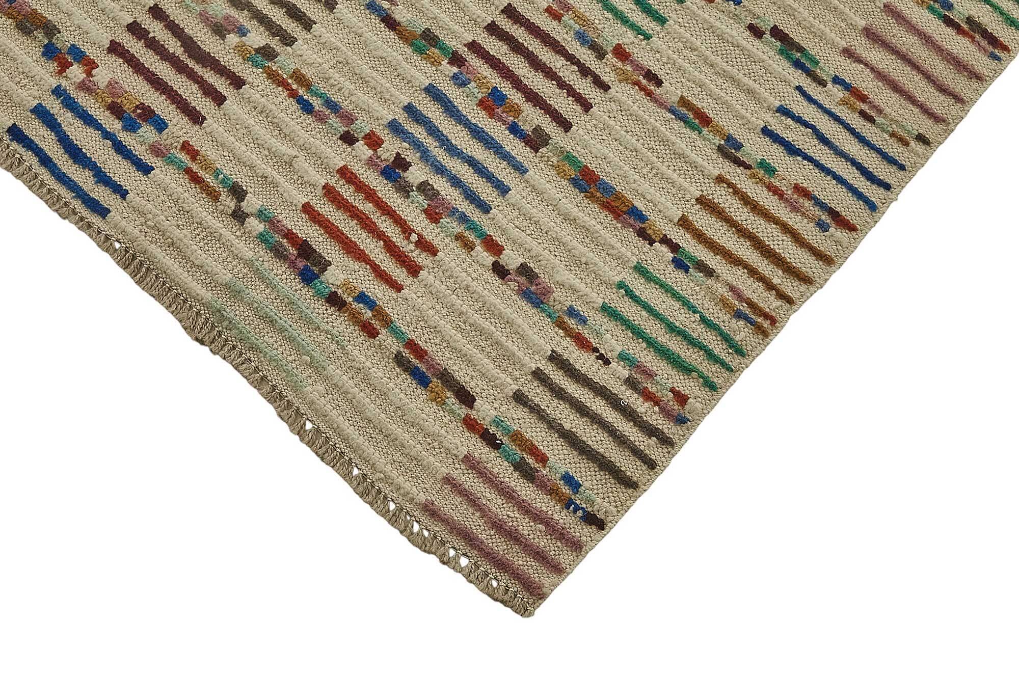 Handwoven Turkish Recycled Boho Rug 200 cm x 335 cm
