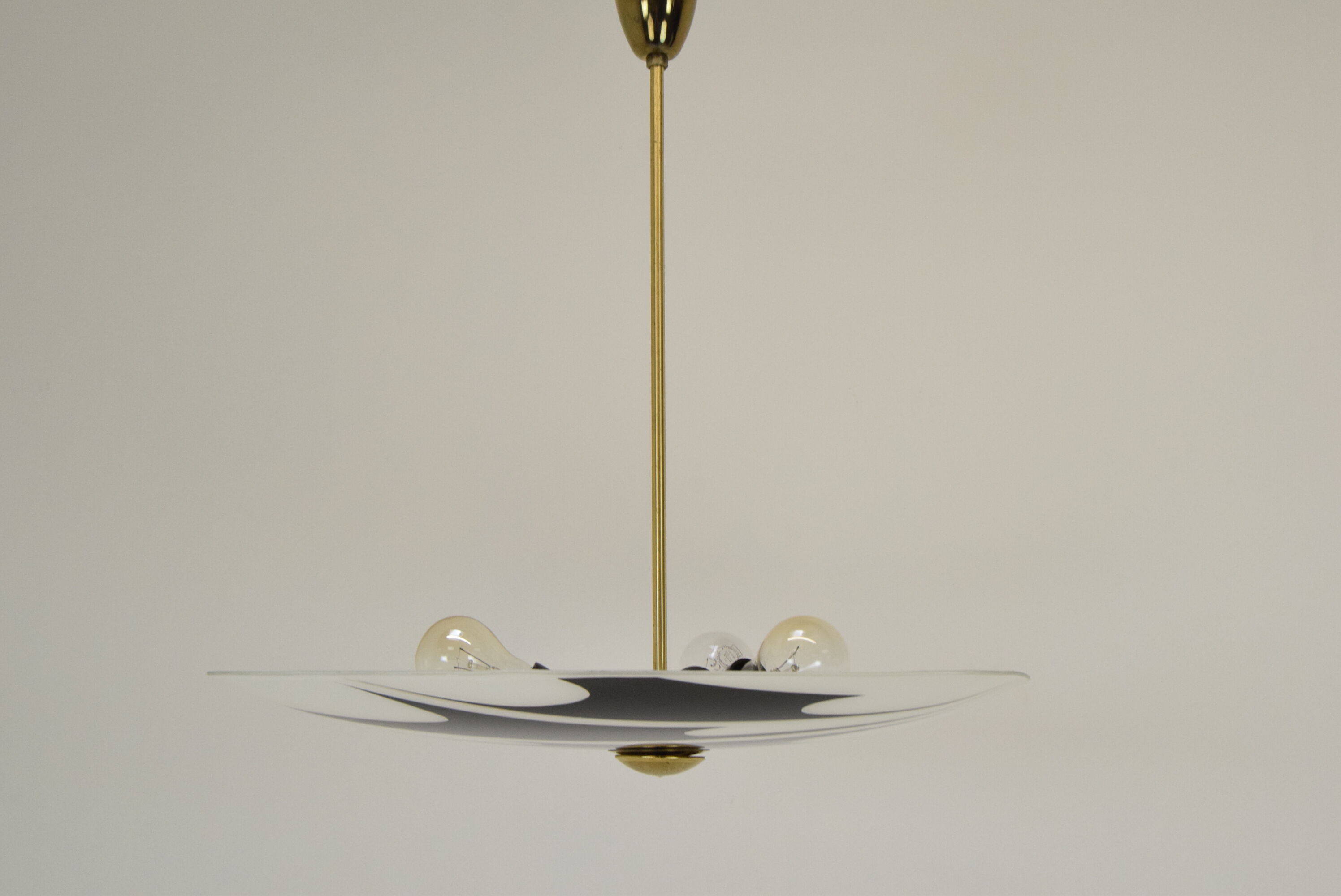 Mid-century Glass Pendant,1960's.