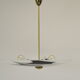 Mid-century Glass Pendant,1960's.
