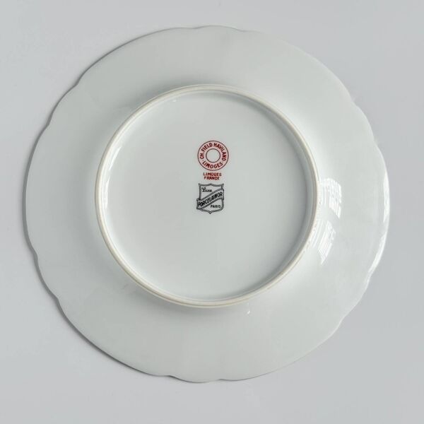 4 assiettes à dessert Haviland