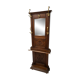 Antique coat rack in solid oak