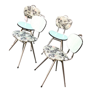 Lot de 4 chaises formica