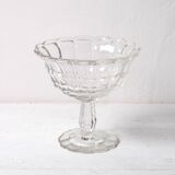 Rare Vintage Glass Pedestal Bowl: Rudolf Schröter Inwald Lord Design / 1935