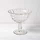 Bol sur pied en verre vintage rare : Rudolf Schröter Inwald Lord Design / 1935