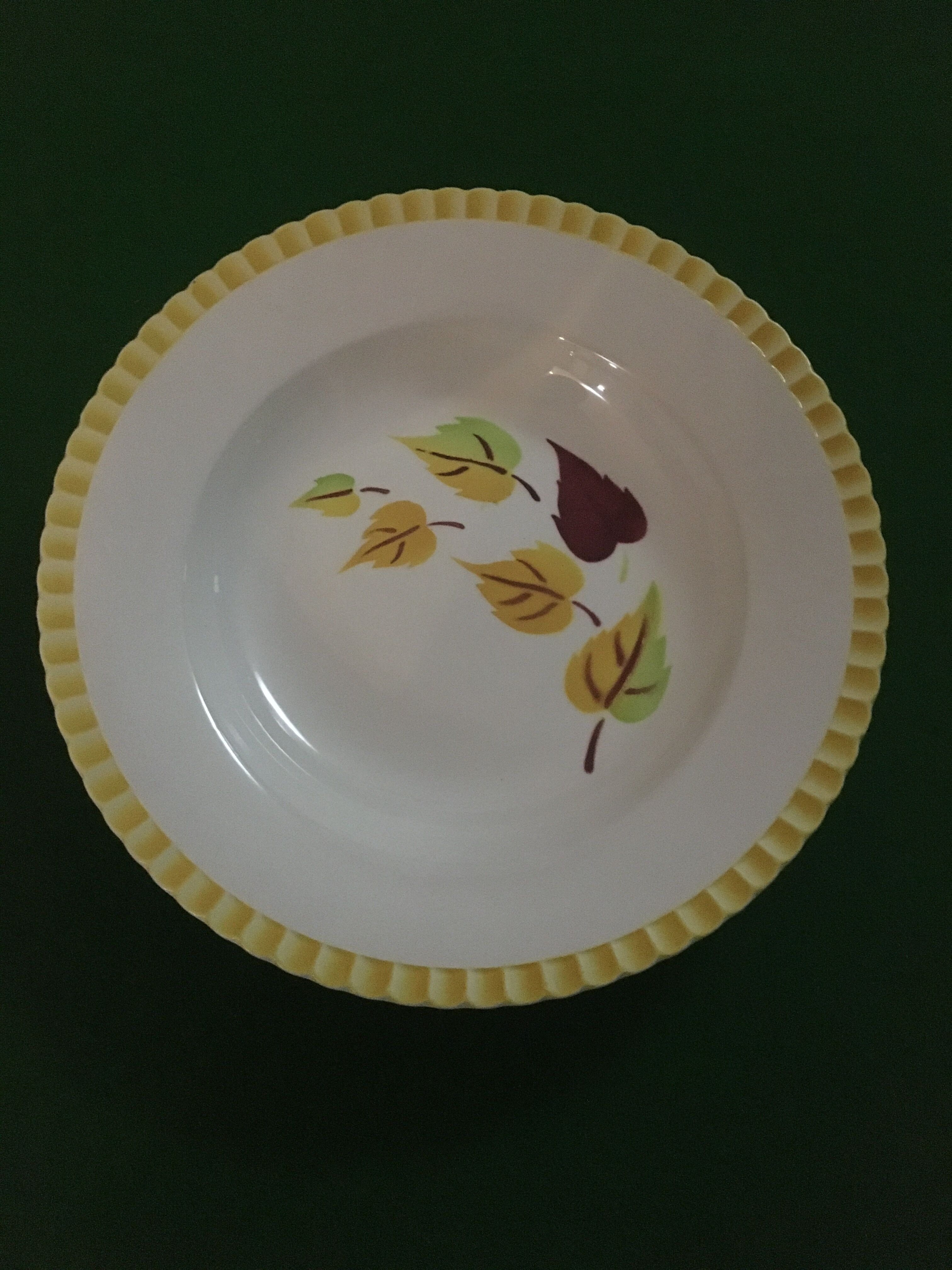 Set of 5 hollow plates sarreguemines /digoin