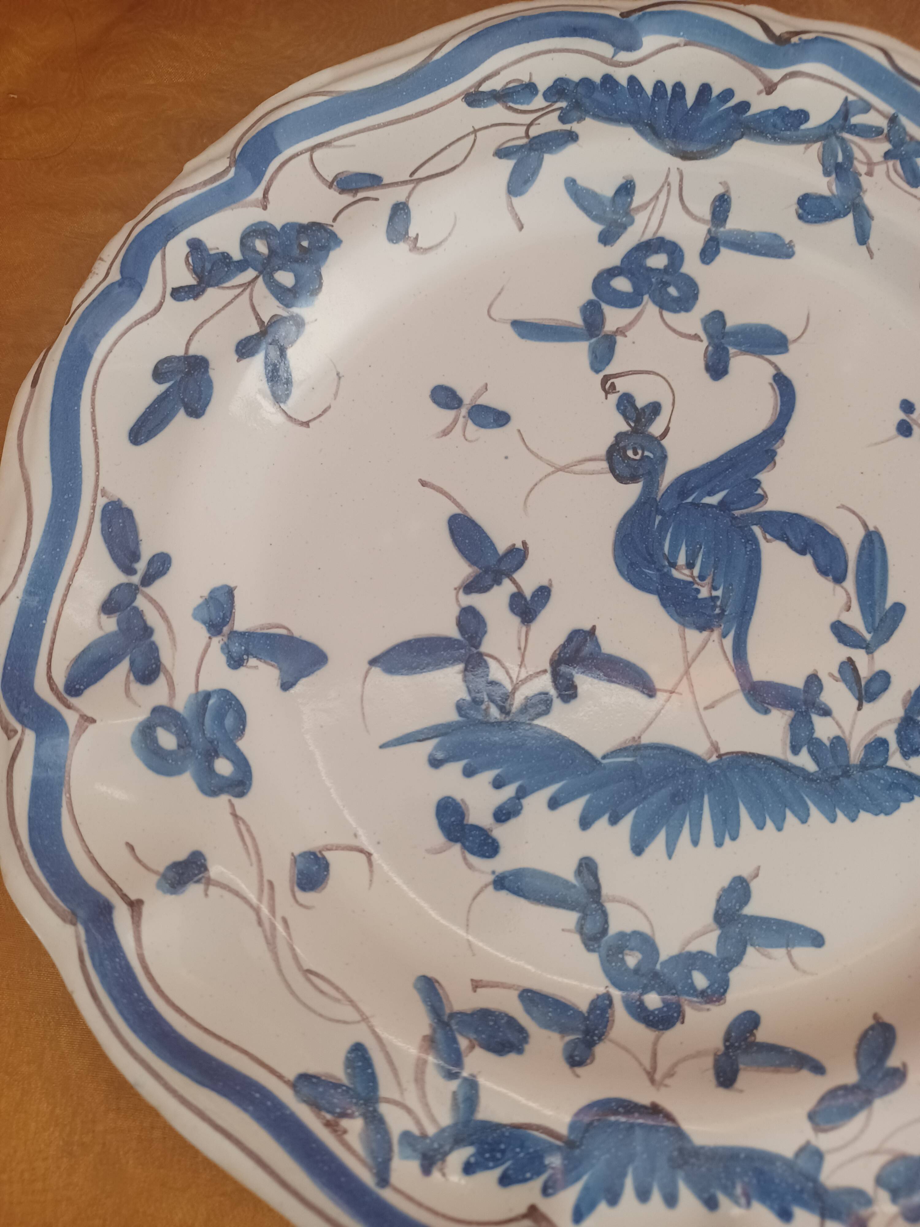 Assiette Faïence XVIII ème.