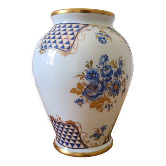 Large Limoges porcelain vase, vintage