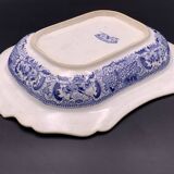 David Johnston - Plat légumier faïence fine de Bordeaux service Turc bleu circa 1840