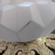 Art Nouveau ceiling light, table lamp in pressed-molded glass