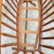 Antique wooden cradle
