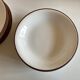 Set of 6 flat plates and 6 hollows in enamelled earth KMK 1965