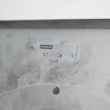 Ceiling light Doria Leuchten 1960, Germany, Alu Opaline + bulb