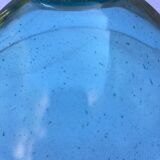 Antique bubbled blown glass salad bowl