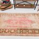4x7 Pink & Brown Persian Area Rug 118x210Cm SK 22164