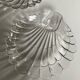 Pair of vintage shell glass trinket dishes