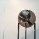 Mid-century Swiss space age globe floor lamp Type 56 by Temde, 1960s.